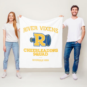 River Vixens Cheerleading Squad Fleece Blanket