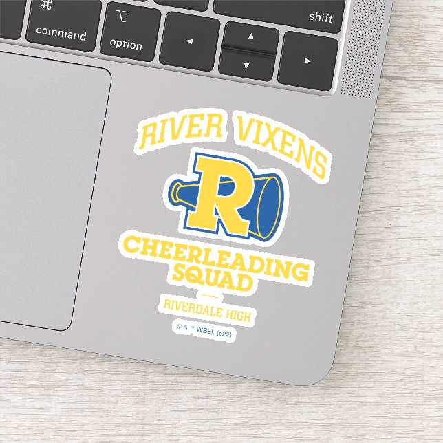 River Vixens Cheerleading Squad Sticker (Detail)