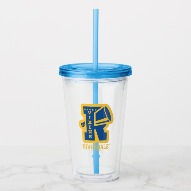 River Vixens Letterman Acrylic Tumbler (Front)