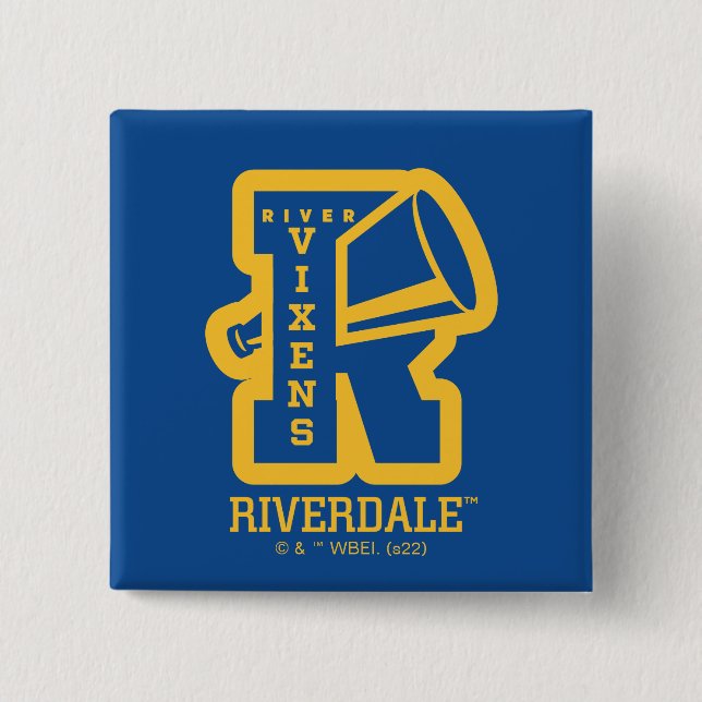River Vixens Letterman Button (Front)