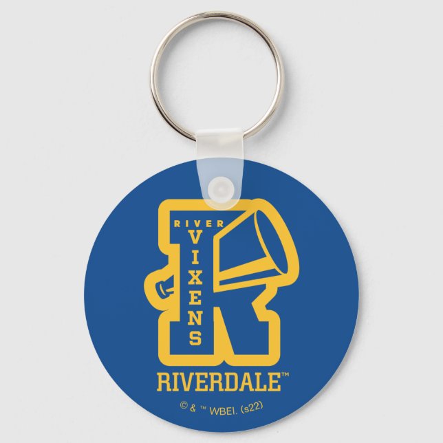 River Vixens Letterman Keychain (Front)