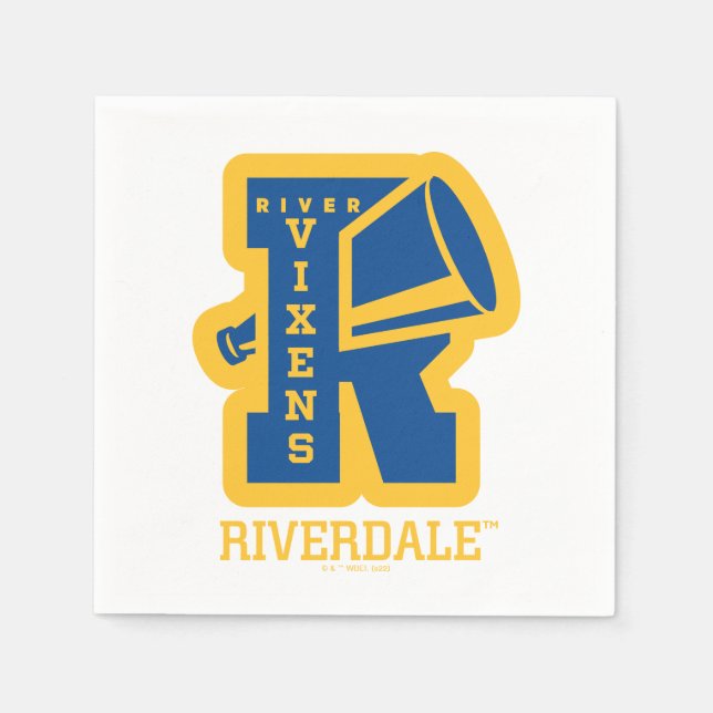 River Vixens Letterman Napkins (Front)