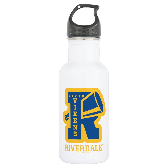 River Vixens Letterman Stainless Steel Water Bottle (Front)