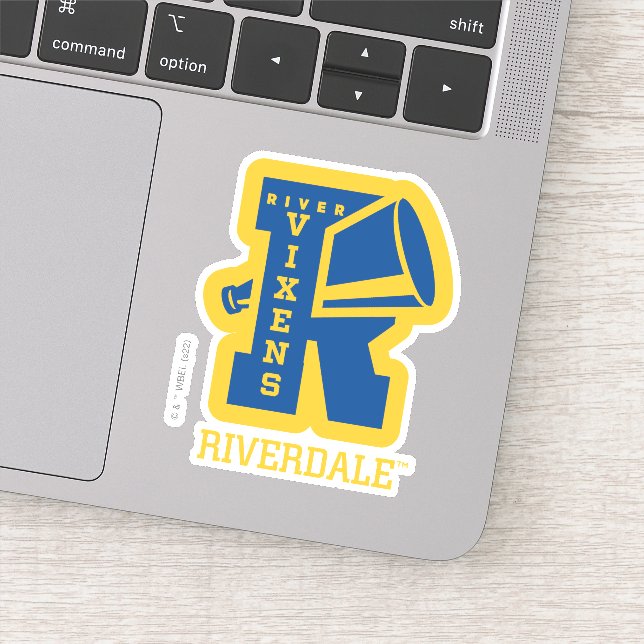 River Vixens Letterman Sticker (Detail)