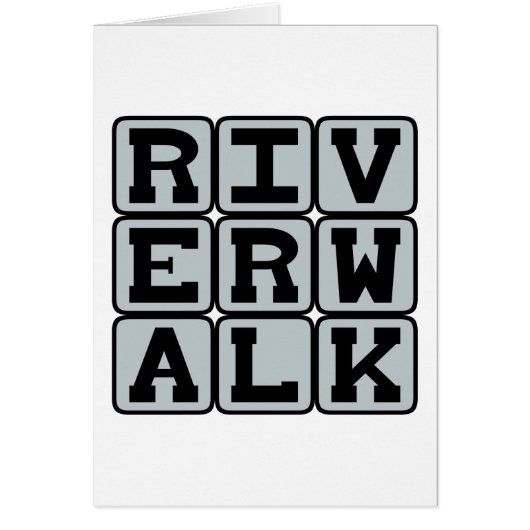 River Walk, San Antonio Strip Cards (Front)