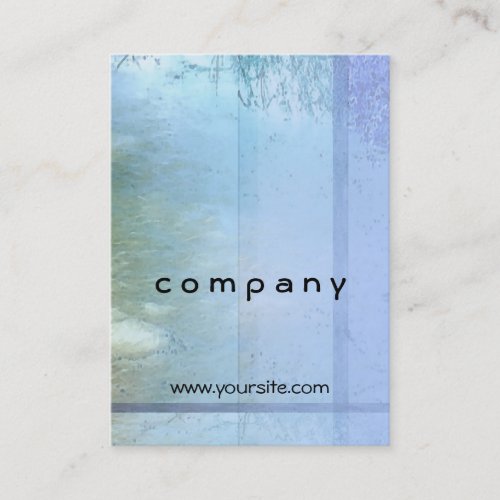 River Water 2 Blue Business Card