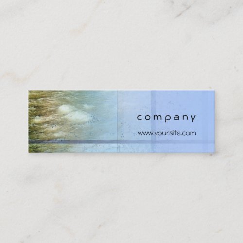 River Water 2 Blue Mini Business Card