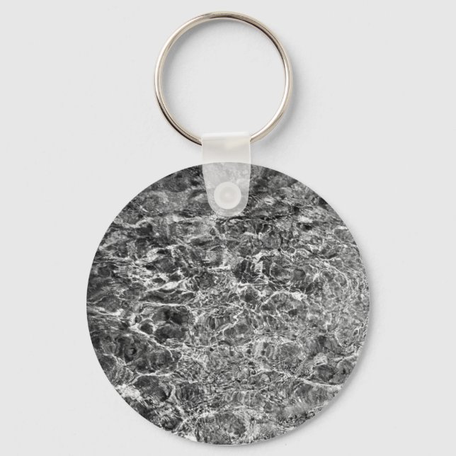 River Water Ripples Keychain (Front)