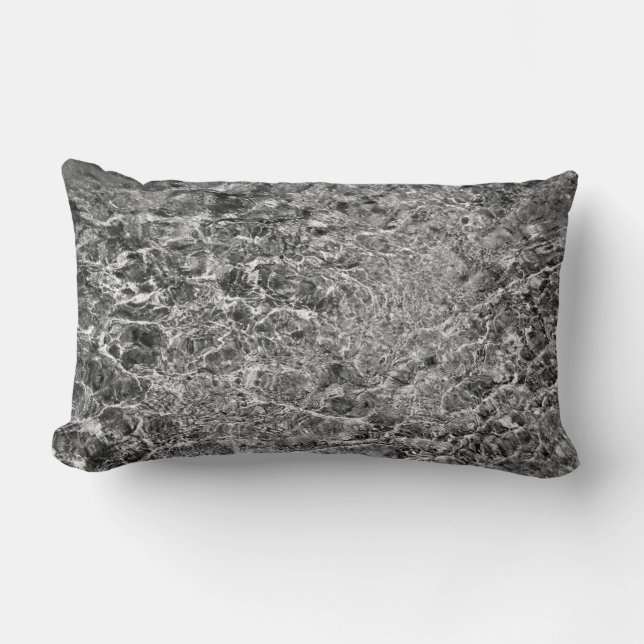 River Water Ripples Lumbar Pillow (Front)