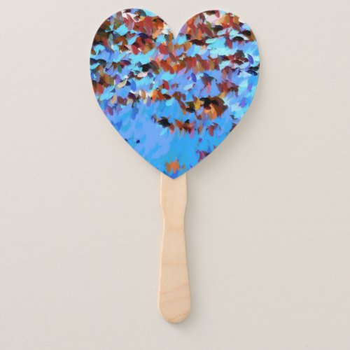 RIVER WATER TREE   HAND FAN