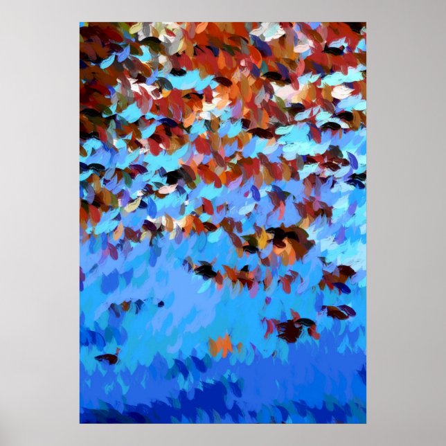 RIVER WATER TREE REFLECTIONS  POSTER (Front)