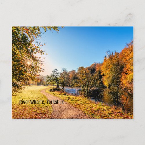 River Wharfe Yorkshire Postcard