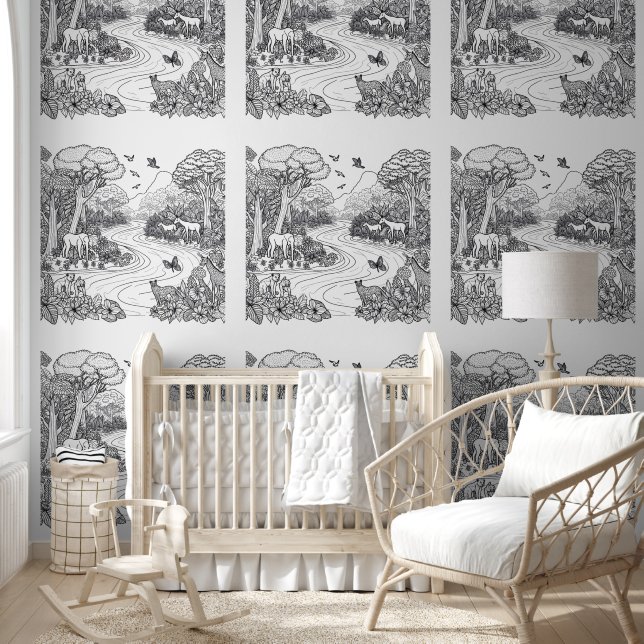 River Wildlife Coloring Kids Wallpaper (Kids)