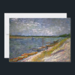River with Rowing Boats by Vincent van Gogh<br><div class="desc">View of a River with Rowing Boats by Vincent van Gogh is a vintage fine art post impressionism maritime painting featuring a seascape with boats along the Seine river bank. About the artist: Vincent Willem van Gogh was a Post Impressionist painter whose work was most notable for its rough beauty,...</div>