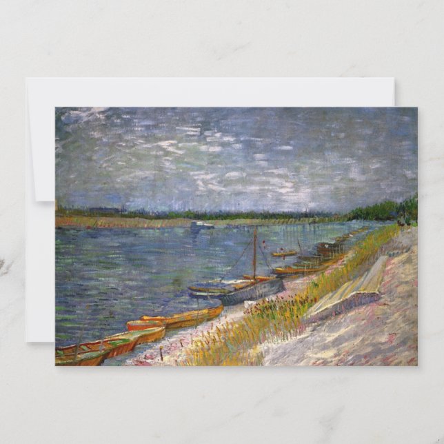 River with Rowing Boats by Vincent van Gogh (Front)