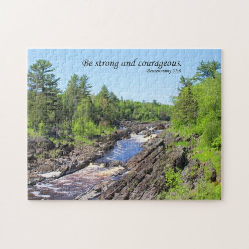 River with Scripture Jigsaw Puzzle