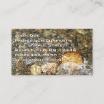River-Worn Pebbles Brown and Grey Natural Abstract Business Card