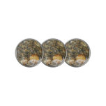 River-Worn Pebbles Brown and Grey Natural Abstract Golf Ball Marker