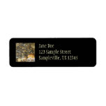 River-Worn Pebbles Brown and Grey Natural Abstract Label