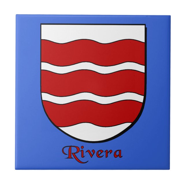Rivera Family Shield Tile (Front)