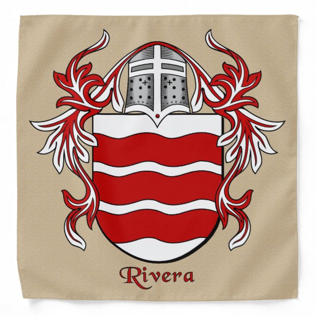 Rivera Historical Coat of Arms Bandana (Front)