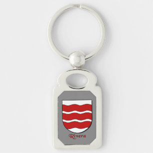 Rivera Historical Shield Keychain