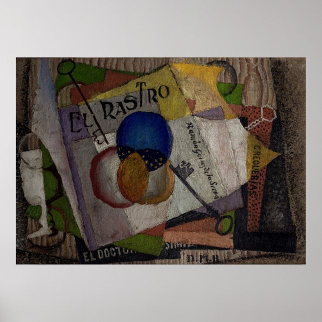 Rivera’s "El Rastro" art poster (Front)