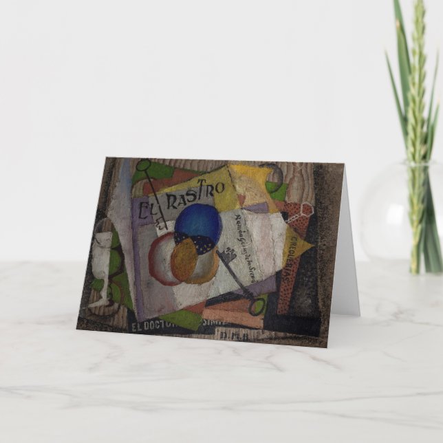 Rivera’s El Rastro greeting card (Front)