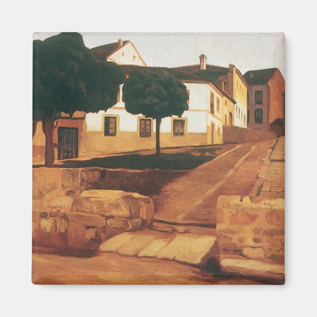 Rivera’s “Street in Avila” magnet (Front)