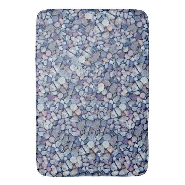 Riverbed decor bathroom mat (Front Vertical)