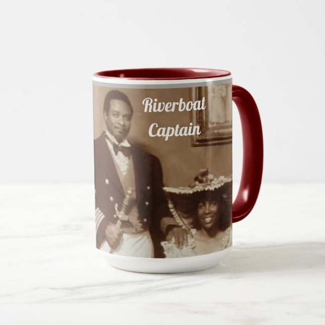 Riverboat Captain Mug (Front Right)