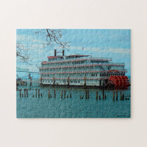 Riverboat Stern Wheeler Oregon Jigsaw Puzzle