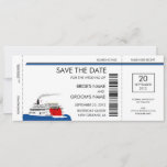 Riverboat Wedding Save The Date Cards at Zazzle