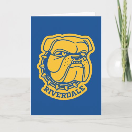 Riverdale Bulldog Head Card