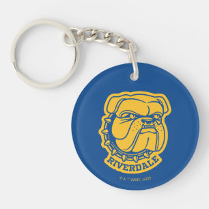 Riverdale Bulldog Head Keychain