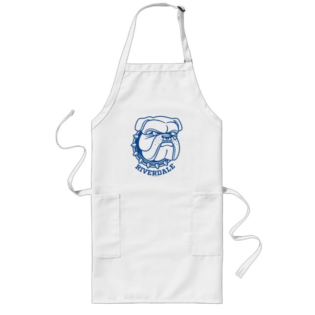Riverdale Bulldog Head Long Apron (Front)