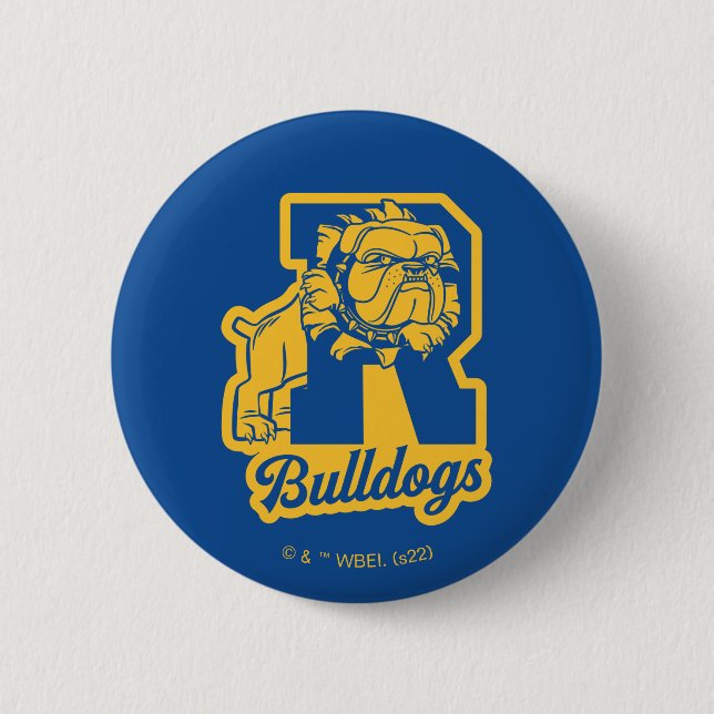 Riverdale Bulldogs Letterman Button (Front)