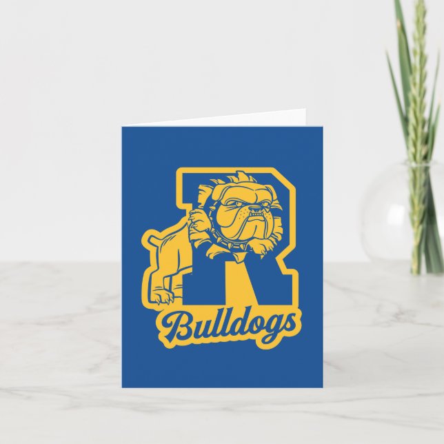 Riverdale Bulldogs Letterman Note Card (Front)