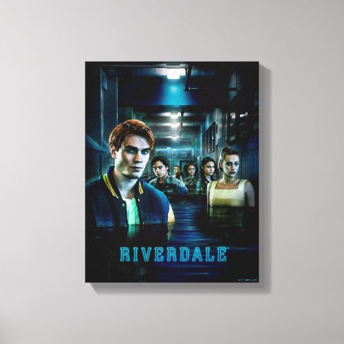 Riverdale Flooded Hallway Poster Canvas Print