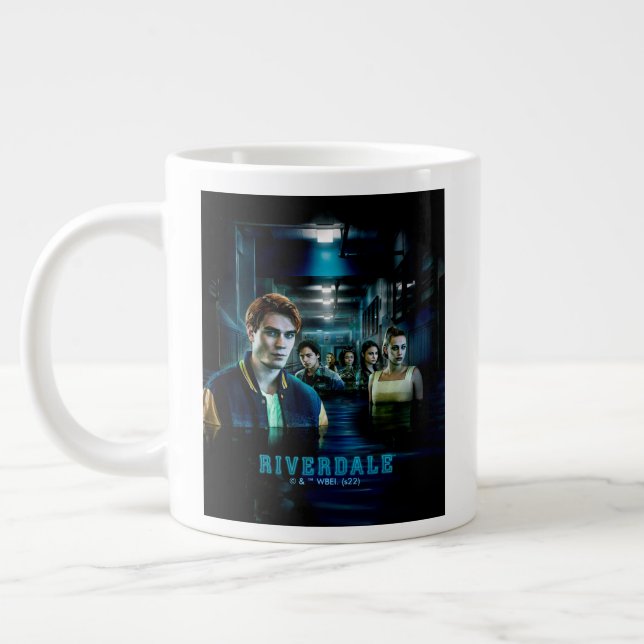 Riverdale Flooded Hallway Poster Giant Coffee Mug (Left)