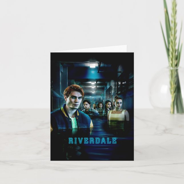 Riverdale Flooded Hallway Poster Note Card (Front)