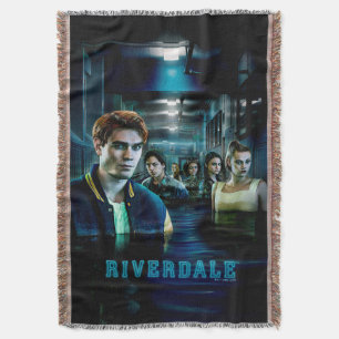 Riverdale Flooded Hallway Poster Throw Blanket
