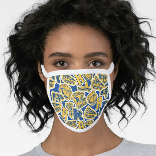 Riverdale Football and Cheer Pattern Face Mask