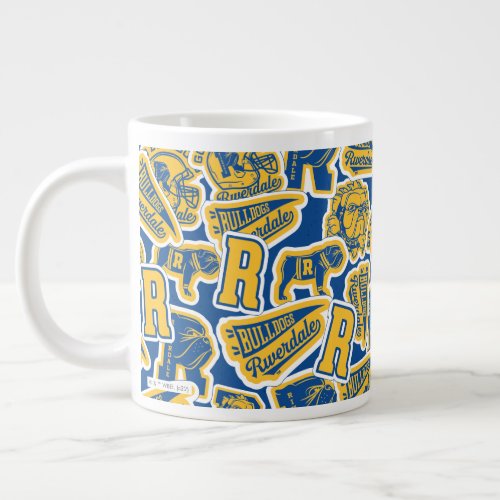 Riverdale Football and Cheer Pattern Giant Coffee Mug