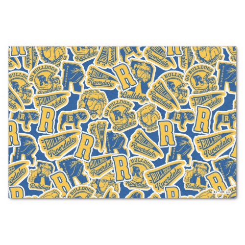 Riverdale Football and Cheer Pattern Tissue Paper