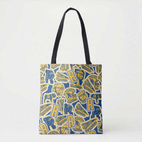 Riverdale Football and Cheer Pattern Tote Bag