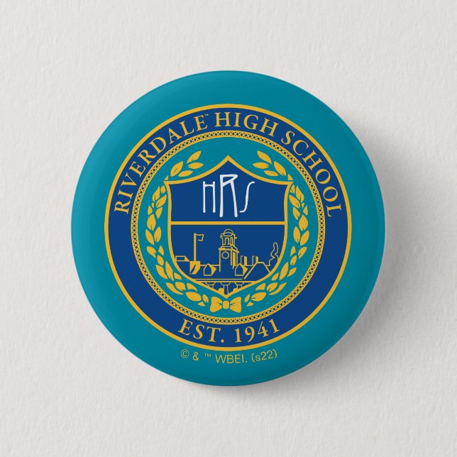 Riverdale High School Seal Button (Front)
