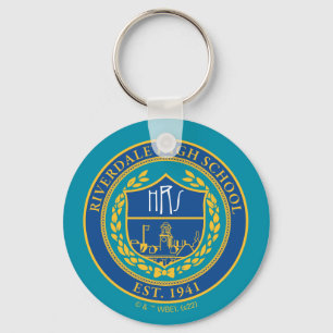 Riverdale High School Seal Keychain