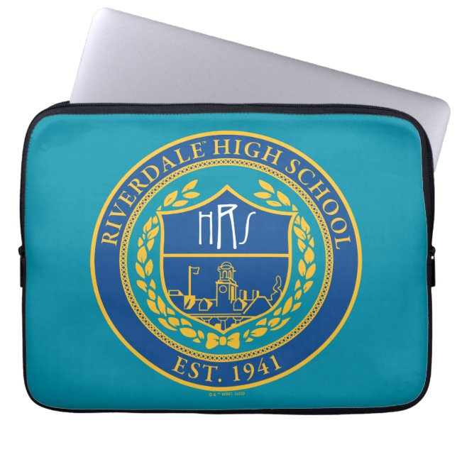 Riverdale High School Seal Laptop Sleeve (Front)