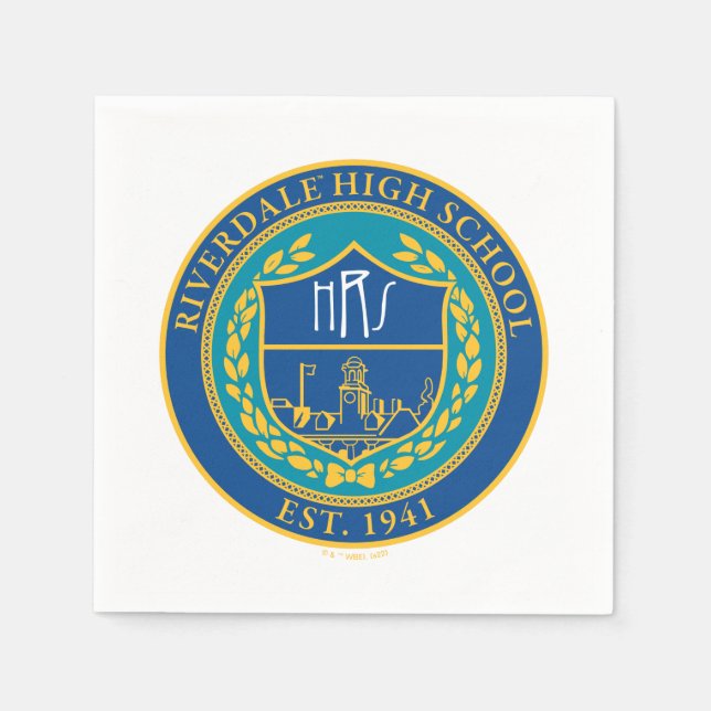 Riverdale High School Seal Napkins (Front)